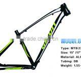 Competitive price high grade quality 6061 aluminum bike frame and aluminium mountain bike frame