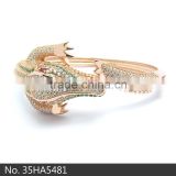 crocodile new design gold bangles in abudhabi best selling bangle with best price for jewellery market