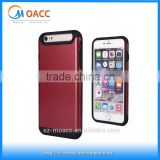 Factory wholesale smooth shockproof armor tpu pc for iphone 6 case