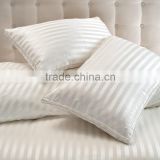 100% Cotton Stripe White Pillow Cover for Five Star Hotel