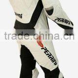 Perrini Aviator Motorcycle Leather Racing Suit New 1Pc thumbnail-3