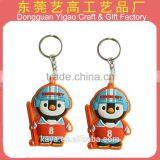 Eco-friendly Double Sided Soft PVC 3d Cartoon Keyrings thumbnail-1