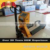 2500KG Used Pallet Jack Hand Hydraulic Pallet Truck Scale thumbnail-2
