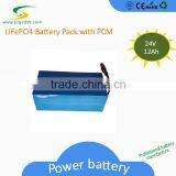 Customer Design Rechargeable Electric Bike LiFePo4 24V Equipment Battery Pack