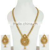 Gorgeous Indian Gold Plated Long Necklace Sets thumbnail-1
