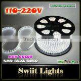 Factory Direct Sale High Lumen Waterproof 110V/220V RGB LED Strip 5050