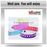 Promotional Printing Logo Bracelets Tyvek Wristbands thumbnail-1