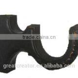 Decorative Distressed White Curtain Rod Wall Mount Bracket thumbnail-3