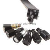 Soto Racing - Diamond Carbon Fiber Color Black Stem Motorcycle RearView Side Mirrors thumbnail-5