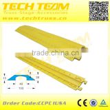 Temporary Floor Rubber 1-Channel Cable Protector CCPC1USA
