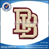 TOP QUALITY Custom Embroidered fabric letter chenille patch