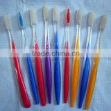 colourful disposable hotel toothbrush