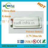 High Performance New Arrive Prismatic Rechargeable Ultra Thin Lithium Polymer Battery thumbnail-1