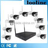 Looline New Products 720P 9CH Micro Wifi P2P IP Camera Plug And Play NVR Kits thumbnail-1