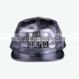 5 Panel Embroidery Patch Leather Skull Hats thumbnail-2