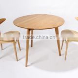 ash wood furniture coffee cafe table ash wood chair natural color, nordic design