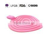 Lovely Design Heart Shape Silicone Bowl Mat&silicone Baking Mat&silicone Table Mat