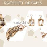 Fashion Necklace Charm Chain Statement Bib Necklace Matte Gold Plated Necklaces Jewelry For Women thumbnail-6