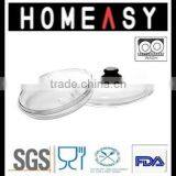 Dishwasher Safe Diameter 16/20/24/26/28cm Glass Lid For Pot thumbnail-1