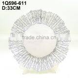 13 Inch Wholesale Charger Plates in Color Painted by Spinning in Cheap Price thumbnail-2