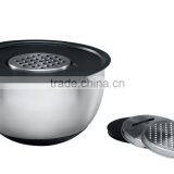 Stainless Steel Mixing Bowl With Silicon Bottom Supplier's Choice thumbnail-1