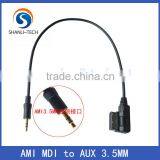 New Audi AMI Aux Interface Cable 3.5mm Jack for MP3,Mobile,PSP Etc