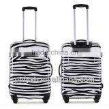 China 2015 Zebra-stripe Print Luggage Trolley Travel Bag,ABS+PC Hardcase Material Fashional Trolley Case thumbnail-1