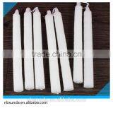 Paraffin Wax White Plain Candle thumbnail-2