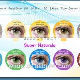HOT Cheap Beauty Look Soft Cosmetic Aqua Freshtone Colored Contact Lenses Wholesale Free Color Contacts thumbnail-2
