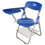 Factory price school chair with writing pad
