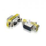 15 HD Pin/DB15/VGA/SVGA/XGA KVM Gender Mini Changer Adapter M-M, Male to Male