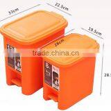 30L New Design Plastic Foot Pedal Waste Bin thumbnail-2