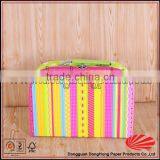 Toy Storage Portable Children Cardboard Suitcase thumbnail-4
