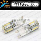 Ultra Bright g9 Led g9 Lamp With 58pcs 3014smd 200lumen 3W High Quality G9 LED