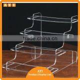 Hongkong Supplier 3 Steps Clear Round Acrylic Makeup Products Display Riser thumbnail-6