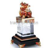 Decorative Fortune Crystal Stamp Crystal Decoration Home Decorative Craft and Gift thumbnail-1