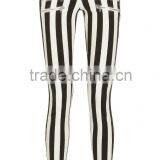 2015 Fashion New Look Colored Skinny Jeans Pant, Stripe Printed thumbnail-1
