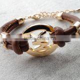 Fashion Vintage Pu Leather Lady Fashion Bracelet