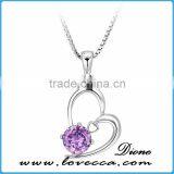 New Arrival Antique Fashion Love Gift Jewelry Crystal 925 Silver Pendant for Sale thumbnail-3