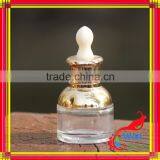 Shoulder Glass Dropper Bottle With Aluminum Zinc Alloy Die Casting Bottle Cap GSB-0018R thumbnail-5