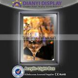 Frameless Advertising Display Light Box Led Promotion Light Sign for Hotel Lobby