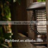 Новейшая солнечная противомоскитная лампа из нержавеющей стали с двумя светодиодными лампами  для наружного освещения. Доставка в Москву, Россия.