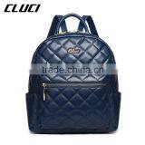 Lattice Style Women Waterproof Leather Backpack Laptop Shoulder Bag Zipper thumbnail-1
