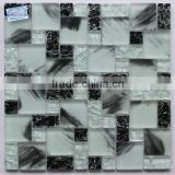 ice crack mosaic for background wall glass tile