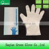 Transparent TPE Gloves/Elastic Gloves/Alternative of Vinyl Glove thumbnail-1