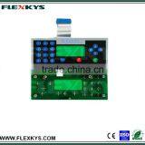 PCB printed circuit membrane switch with metal dome contact