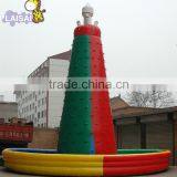 Safety Exciting Amusement Game Inflatable Climbing Wall for Sale thumbnail-1