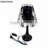 No.1 Yiwu Exporting Commission Agent Wanted Good Quality Exquisite Home Decoration Black Color Delicate Bedside Table Lamp thumbnail-4