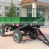 Four wheels hydraulic lift trailer