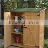 Wooden storage easy-assembled prefab garden shed